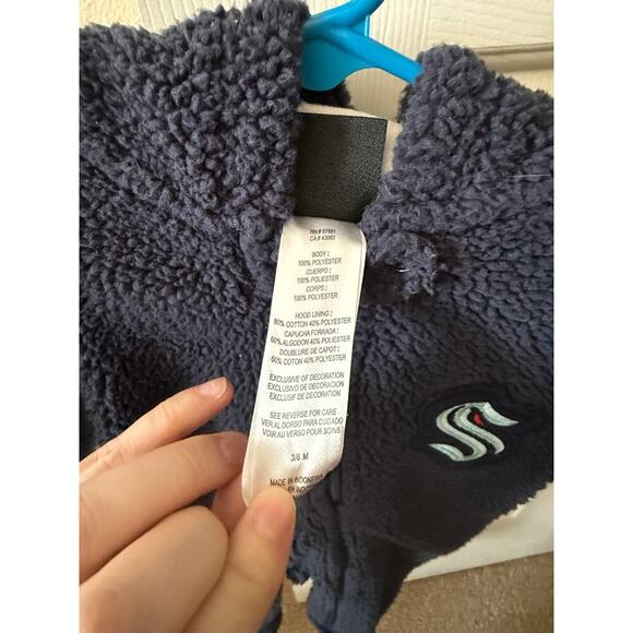 Seattle Kraken 3-6 mo Bunting Suit - Picture 2 of 4